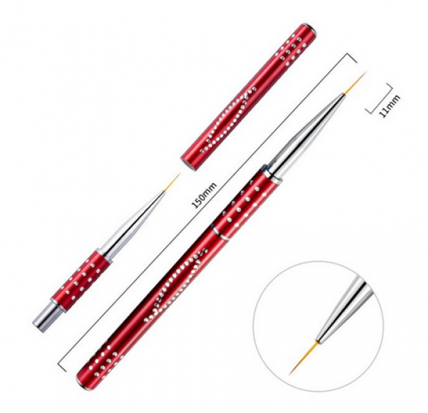 Pinsel Stift Rot